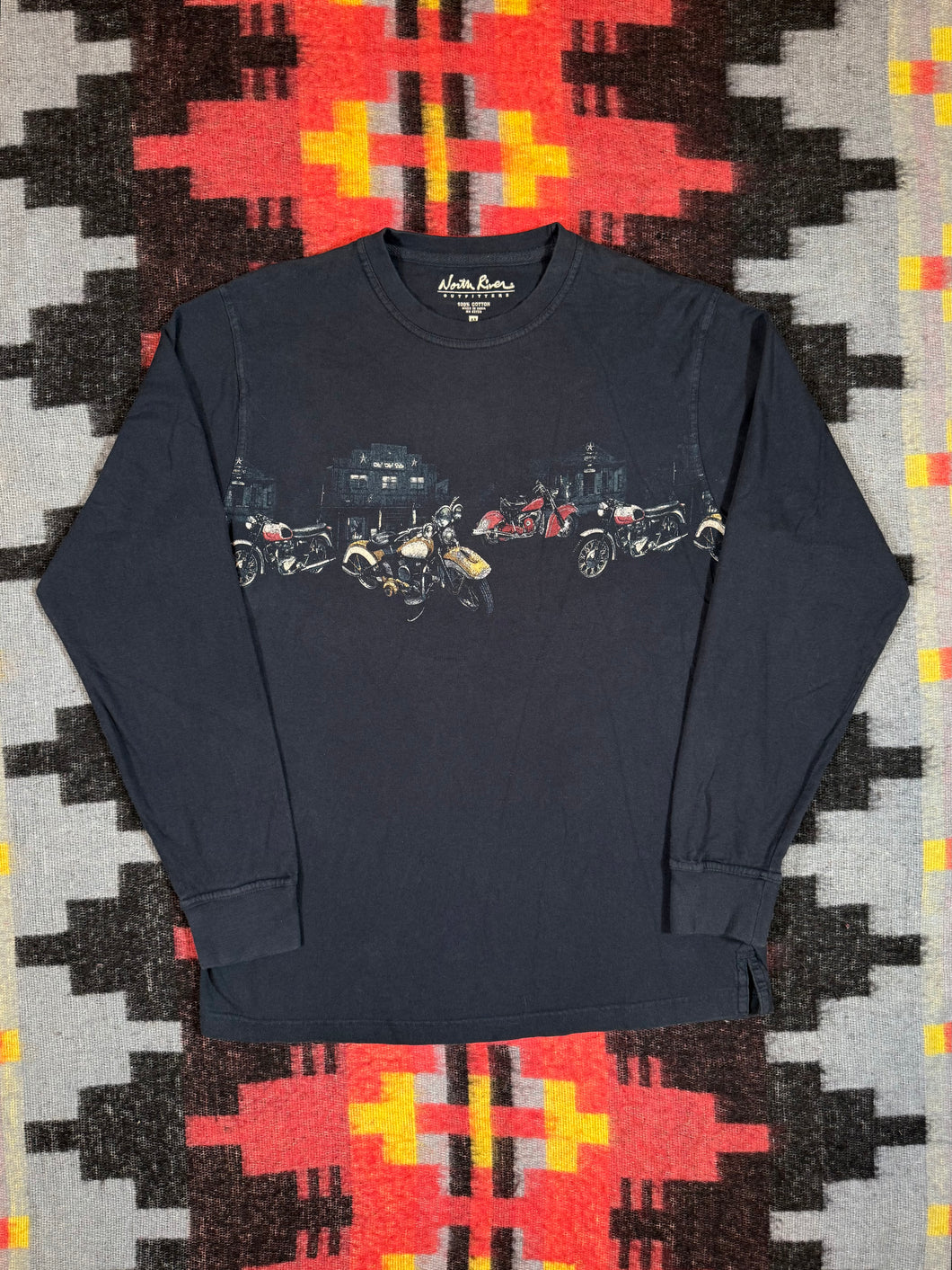 2000s North River Motorcycle Longsleeve (M)