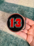 Vintage 13 Belt Buckle