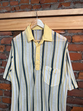Load image into Gallery viewer, Vintage 80s Super Thin Striped Polo (XL)
