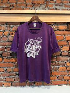 Vintage Purple Moose Saloon Double Sided Tee (XL)