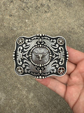 Load image into Gallery viewer, Longhorn Western Belt Buckle
