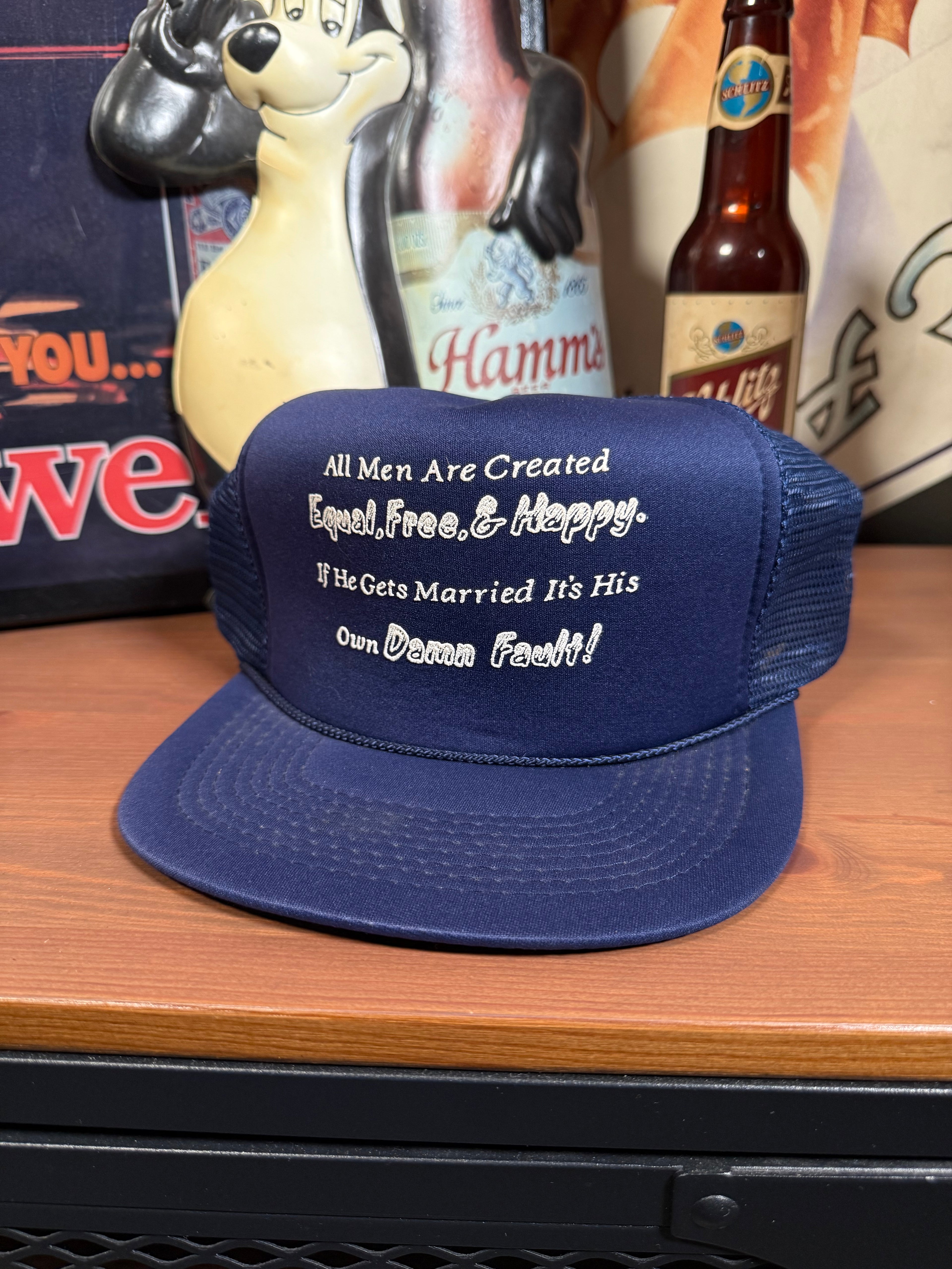 Vintage “All Men Are Created Equal” Trucker Hat