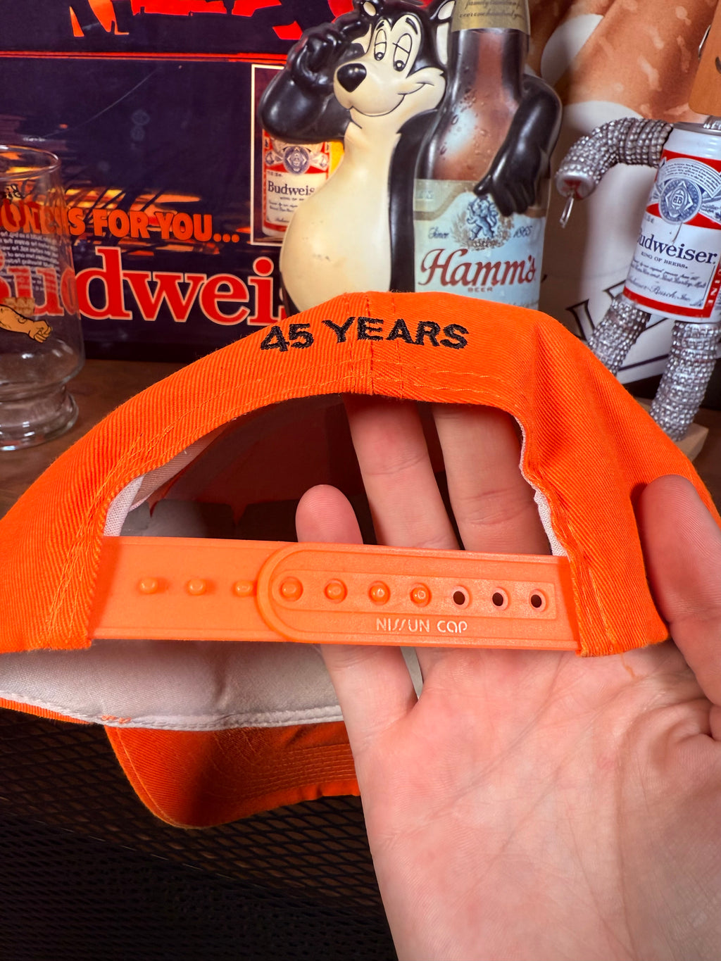 Vintage CAL Ranch Stores Orange Snapback Hat