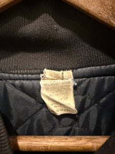 Vintage Distressed Gold Fingers Club Bomber Jacket (XL)