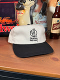 Vintage Golden Harvest Seed Black and White Snapback Hat