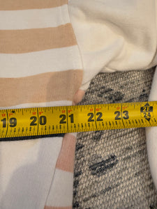 Vintage 80s Striped Novelty Sweatshirt (WS)