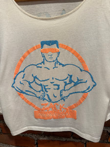 Vintage 80s Zack International Bodybuilding Shirt (M)