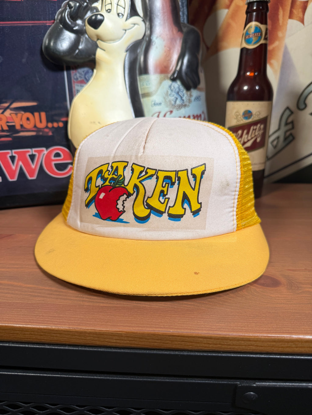Vintage Taken Apple Short Brim Trucker