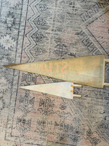Lot of 2 Vintage Pennants - St Louis and Kentucky