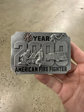 Load image into Gallery viewer, Vintage Year 2000 Fire Fighter Belt Buckle
