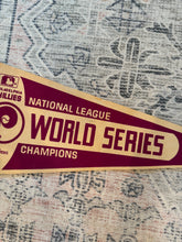 Load image into Gallery viewer, Vintage 1983 Philadelphia Phillies Pennant
