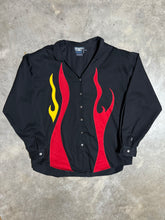 Load image into Gallery viewer, Vintage Brooks &amp; Dunn By Panhandle Slim Flames Shirt (WXL)
