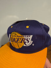 Load image into Gallery viewer, Vintage 90s Los Angeles Lakers SnapBack Hat
