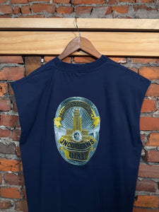 Vintage Jnco Jeans Crime Scene Cutoff Shirt (XL)