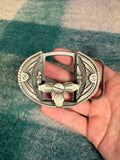 Vintage Zippo Lighter Holder Belt Buckle
