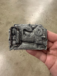 Vintage Buck Hunting Belt Buckle