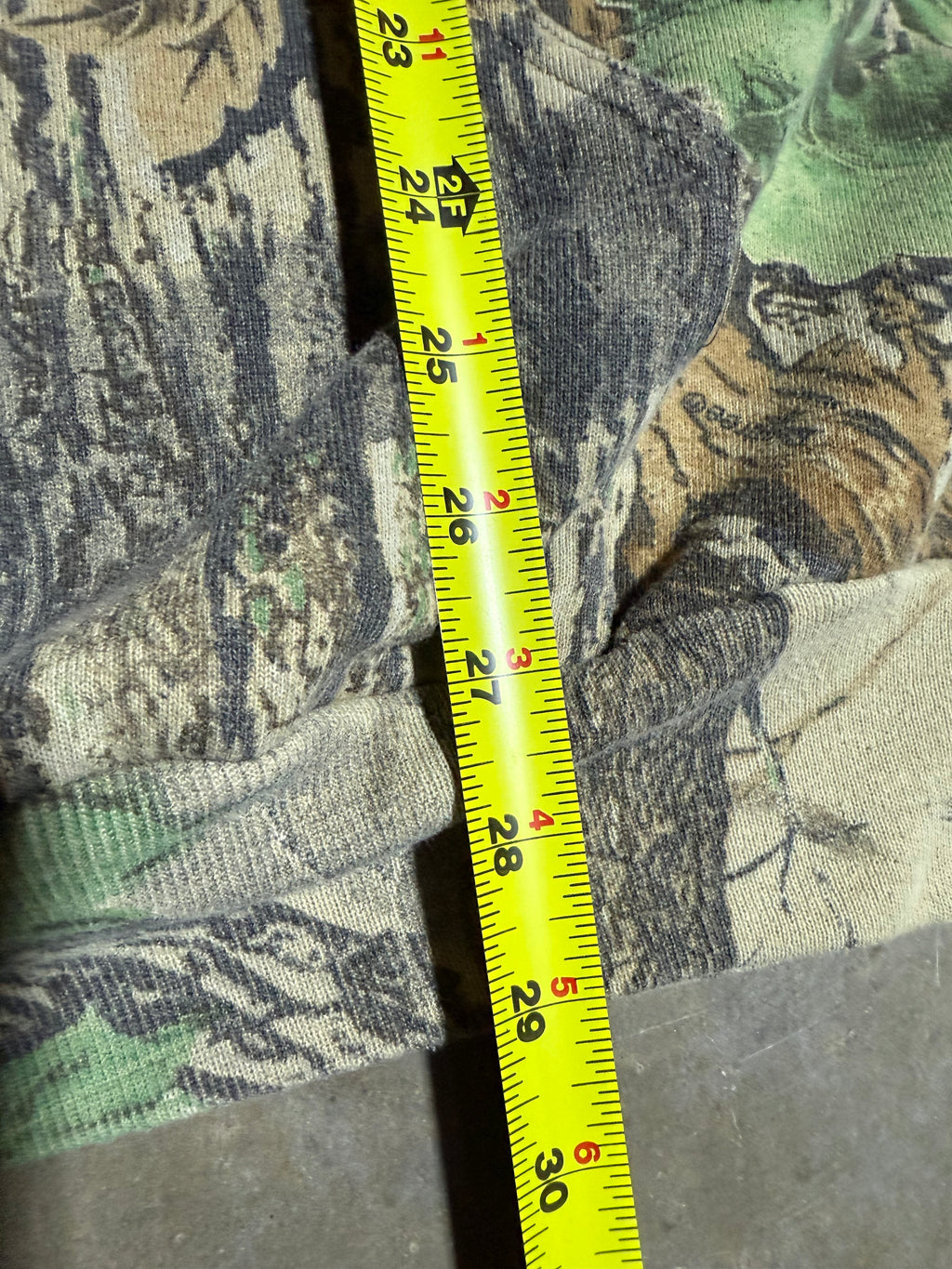 Vintage Jerzees Outdoors Camo Quarterzip Sweatshirt (2XL)