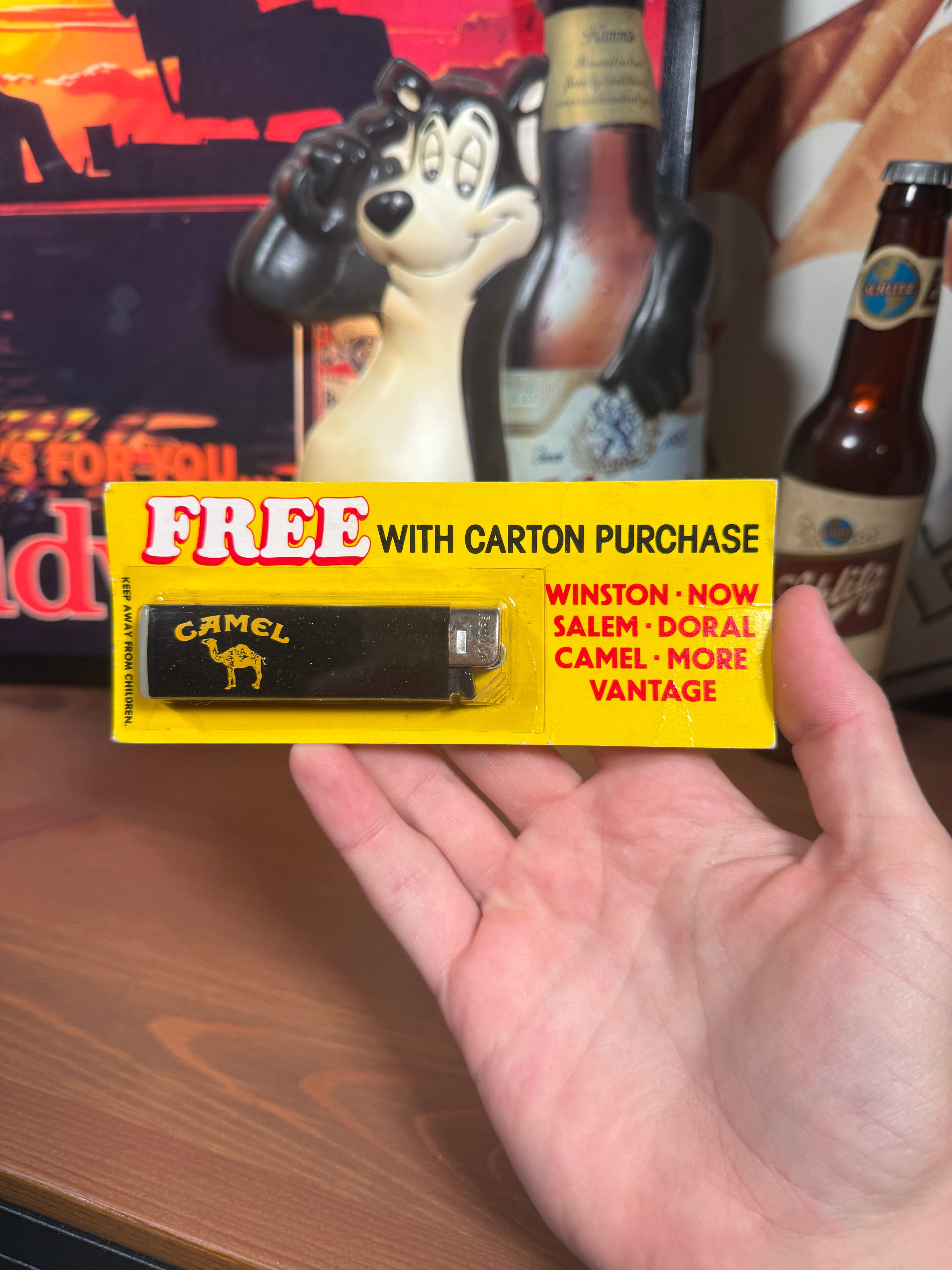 Vintage 1981 Camel Cigarettes Unopened Lighter