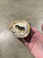 Load image into Gallery viewer, Vintage Wooden Wolf Belt Buckle
