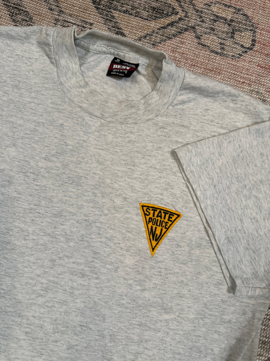 Vintage Early 90s New Jersey State Police T-Shirt (M)