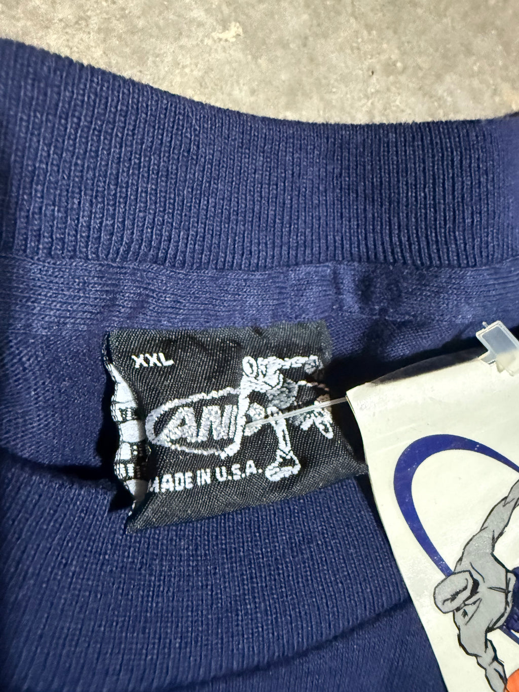 Vintage Unworn And1 Double Sided Blue Tee (2XL)