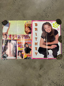 Vintage 1999 Britney Spears Double Sided Poster (22inchx33inch)