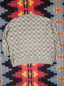 Vintage Valente Knit Pattern Sweater (2XL)