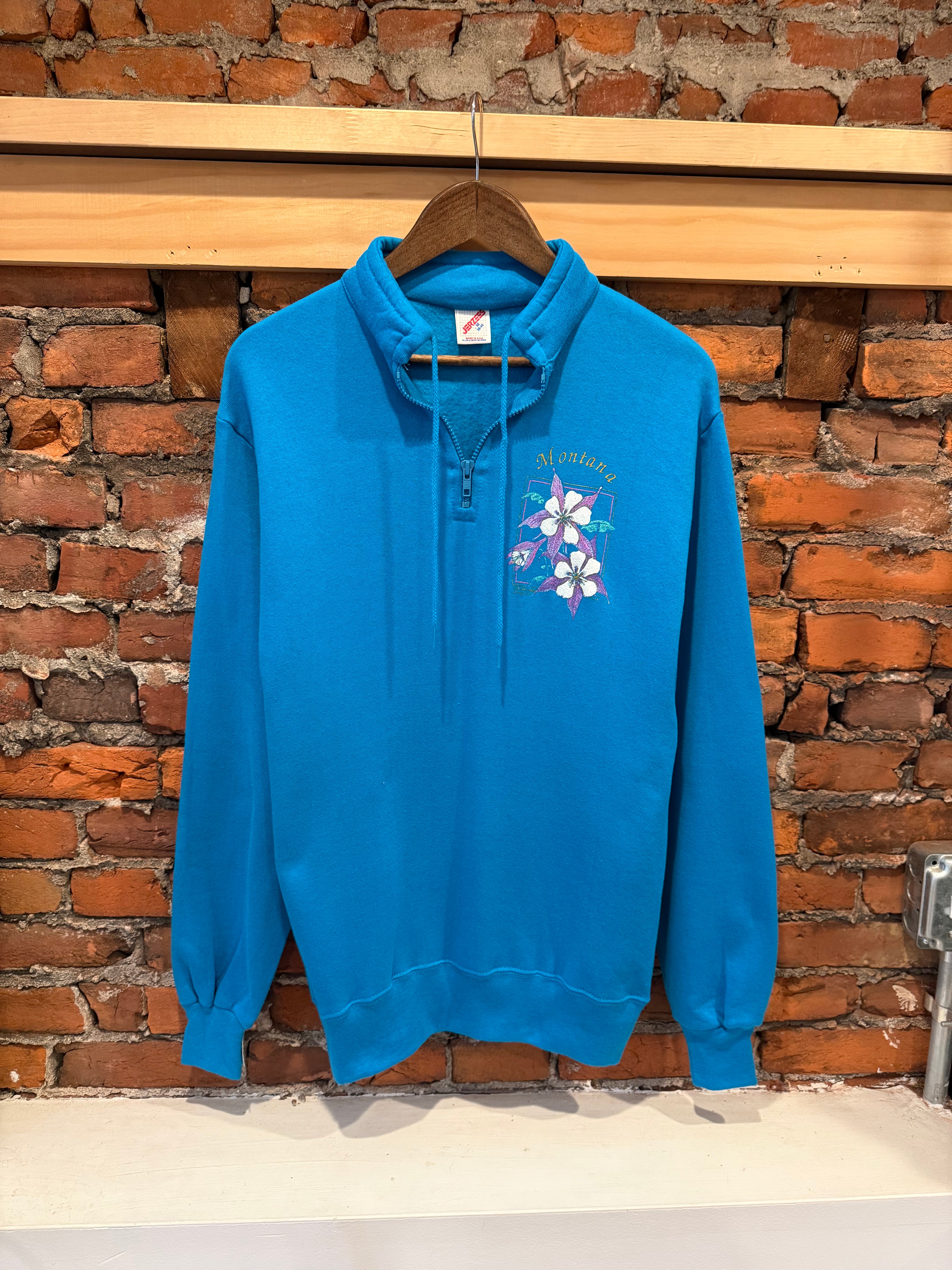 Vintage Jerzees Montana Unworn Quarterzip Sweatshrit (S)