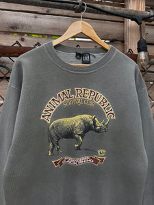 Vintage Endangered Black Rhino Crewneck (L)
