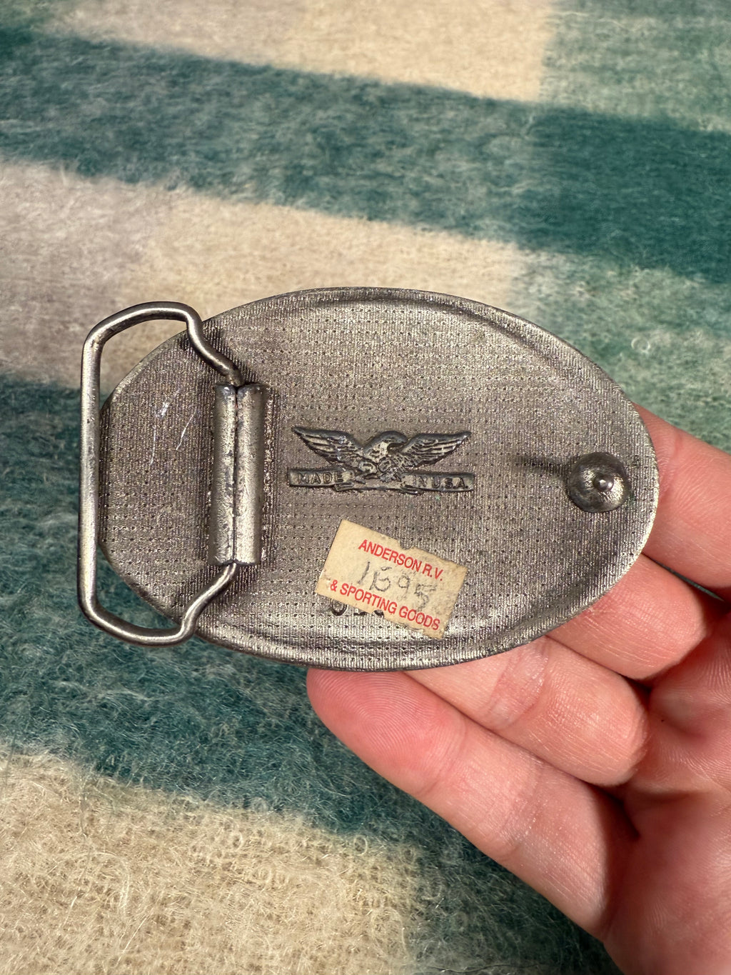 Vintage 1986 Statue of Liberty Belt Buckle