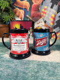 Set of 2 Vintage Budweiser and Schlitz Mugs