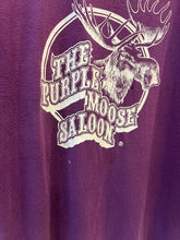 Load image into Gallery viewer, Vintage Purple Moose Saloon Double Sided Tee (XL)
