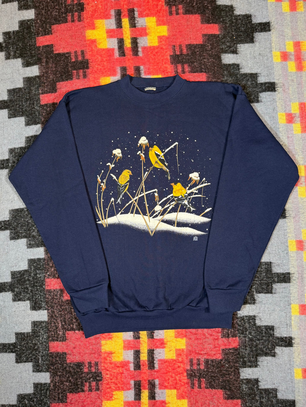 Vintage 1992 Yellow Snowbirds Crewneck (L)
