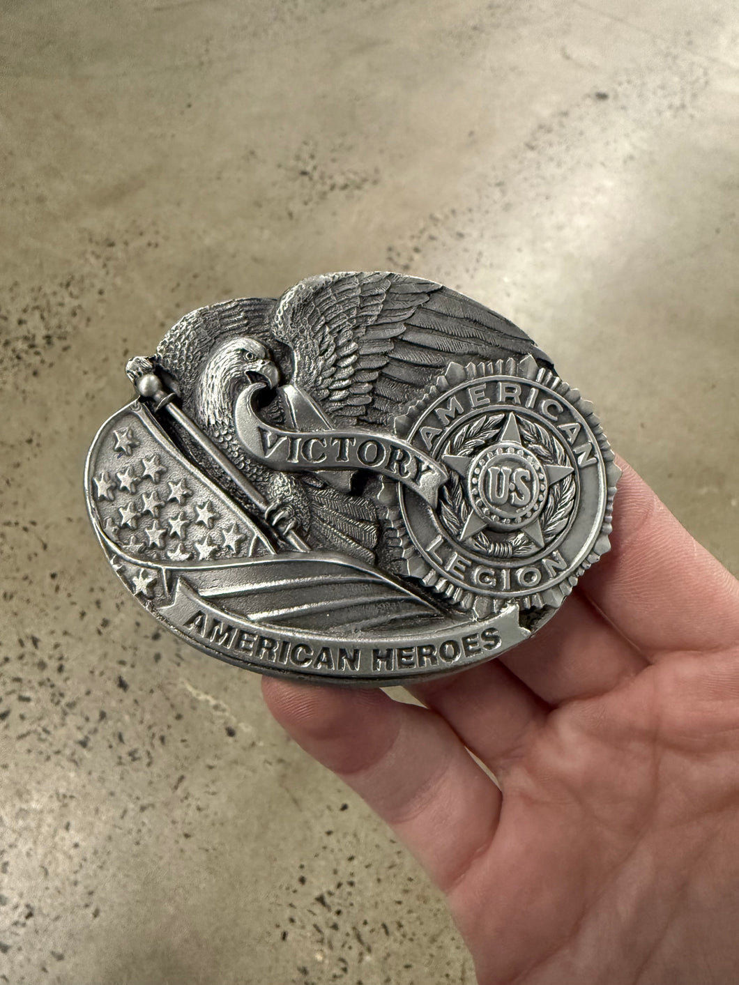 Vintage American Legion Eagle Belt Buckle