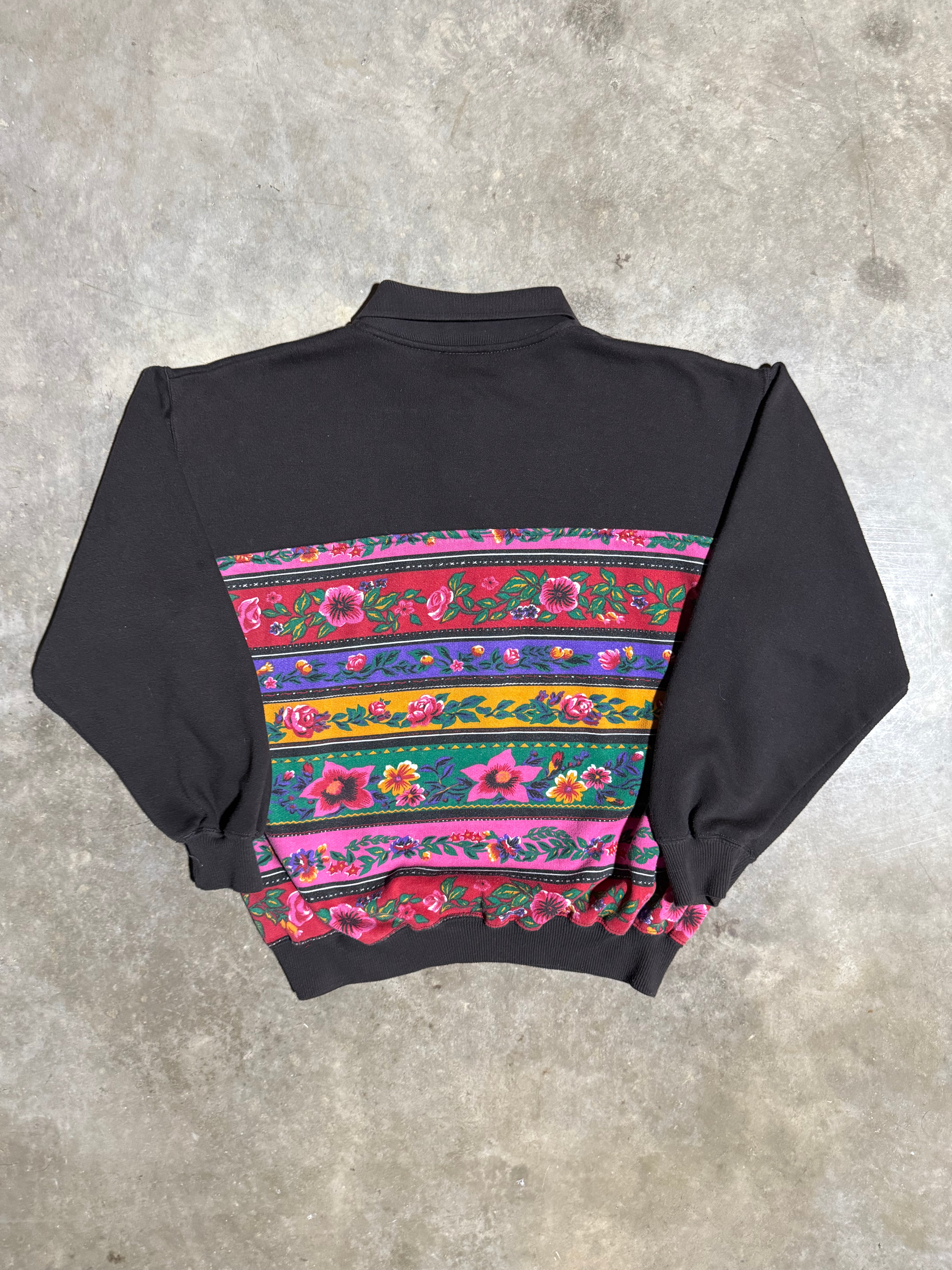 Vintage 80s Lindsey Blake Sport Floral Sweatshirt (WM)