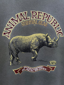 Vintage Endangered Black Rhino Crewneck (L)