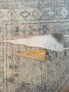 Lot of 2 Vintage Pennants - Statue of Liberty and Avalon