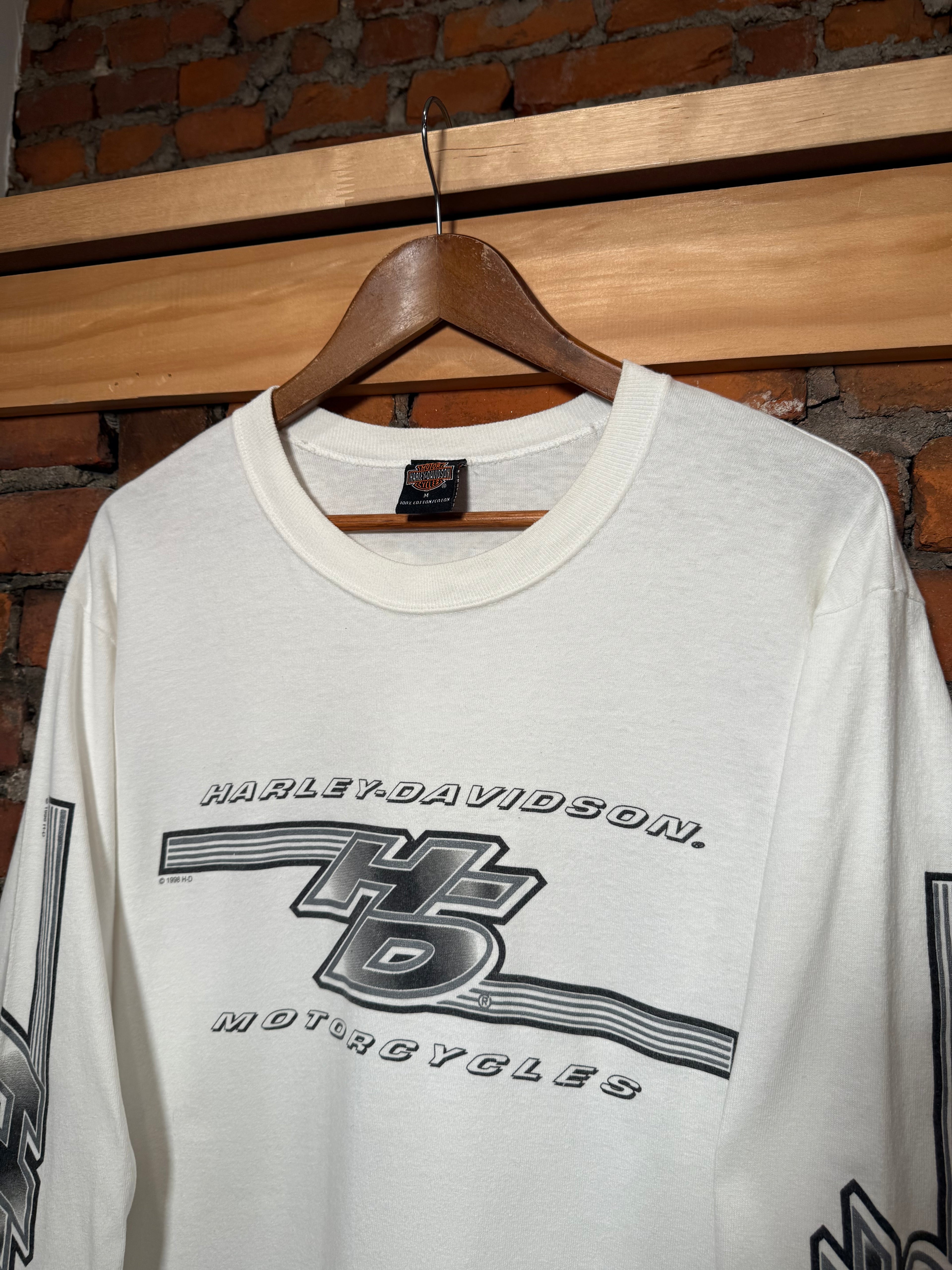 Vintage 1998 Harley Davidson Beartooth Longsleeve Shirt (M)