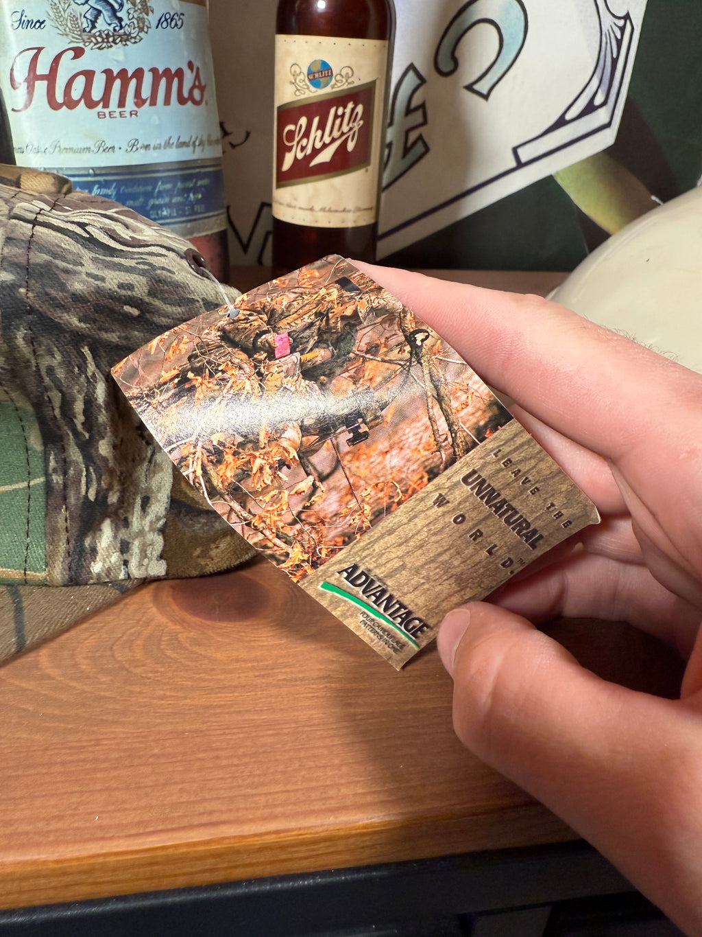 Vintage Roundup Ready Soybeans Camo K Products Snapback Hat