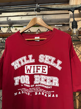 Load image into Gallery viewer, 2000s Will Sell Wife For Beer Shirt (2XL)
