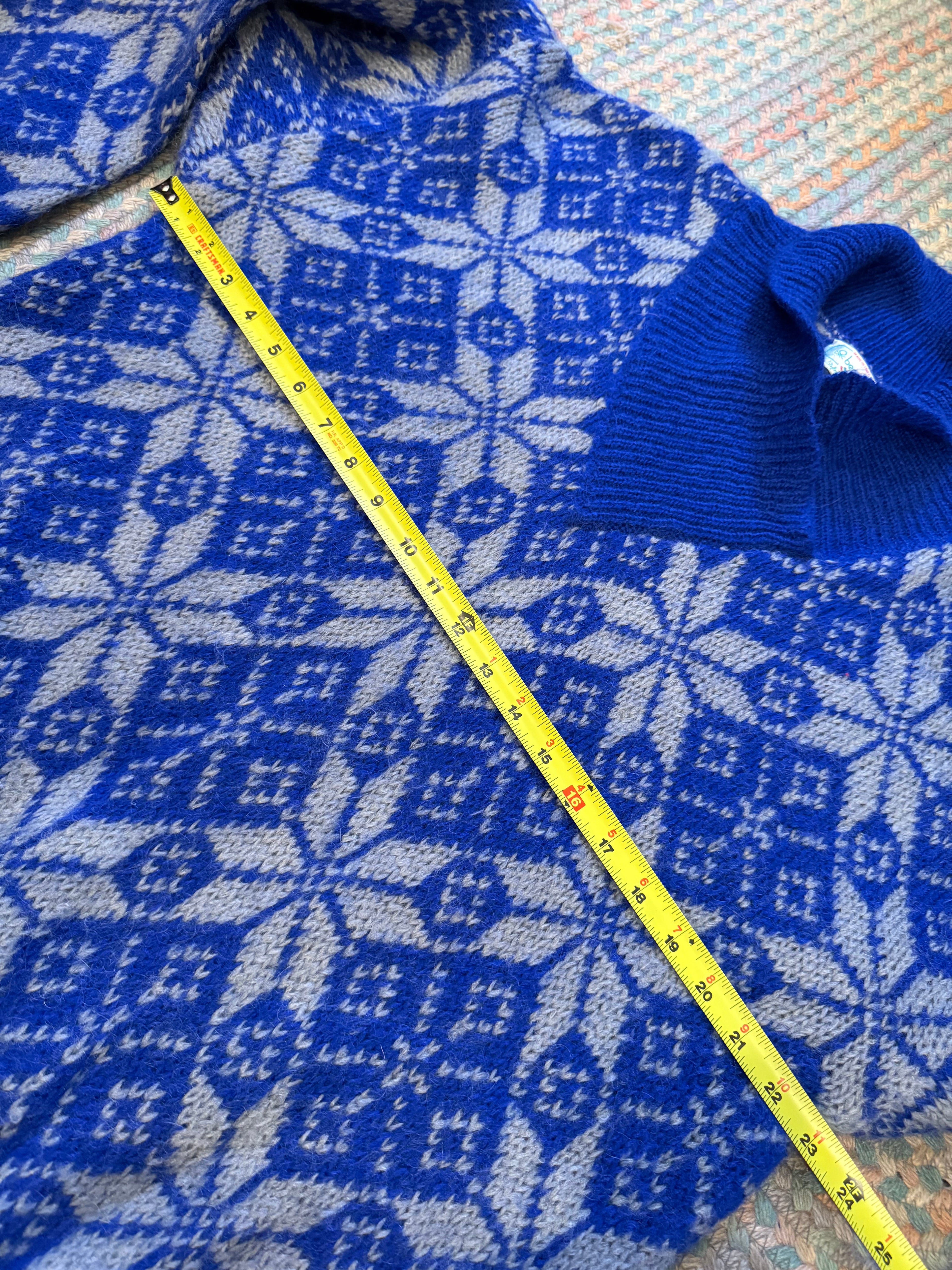 Vintage Benetton Pullover Snowflake Sweater (WL)