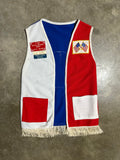 Vintage 70s 1776ers Twiggy Red Whit & Blue Vest (S)