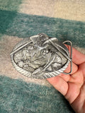 Vintage Gold Miner Belt Buckle