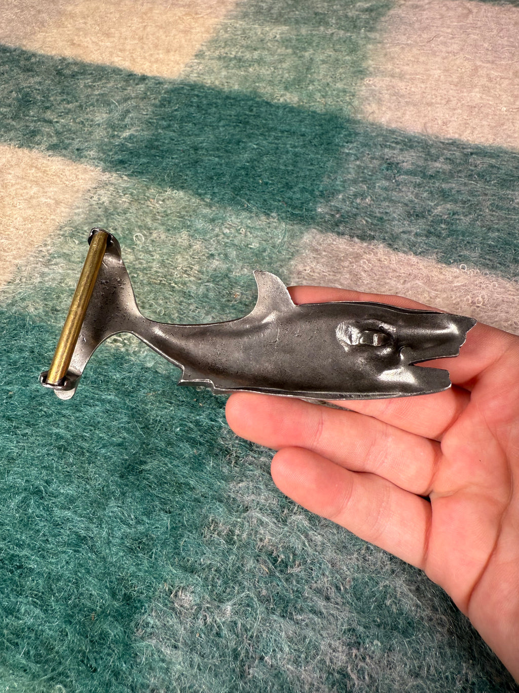 Vintage 3D Shark Belt Buckle