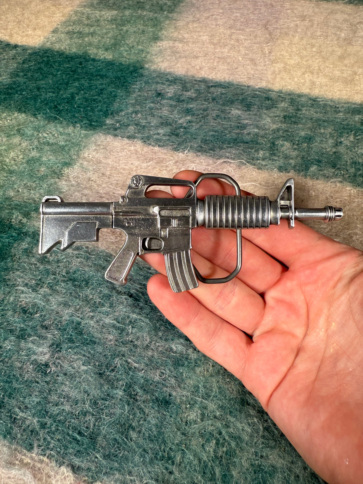 Vintage Machine Gun Belt Buckle