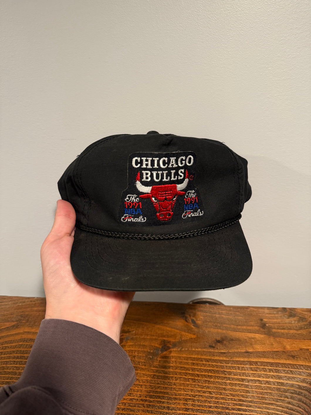 Vintage 1991 Chicago Bulls NBA Finals SnapBack Hat