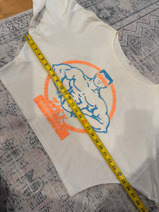 Vintage 80s Zack International Bodybuilding Shirt (M)
