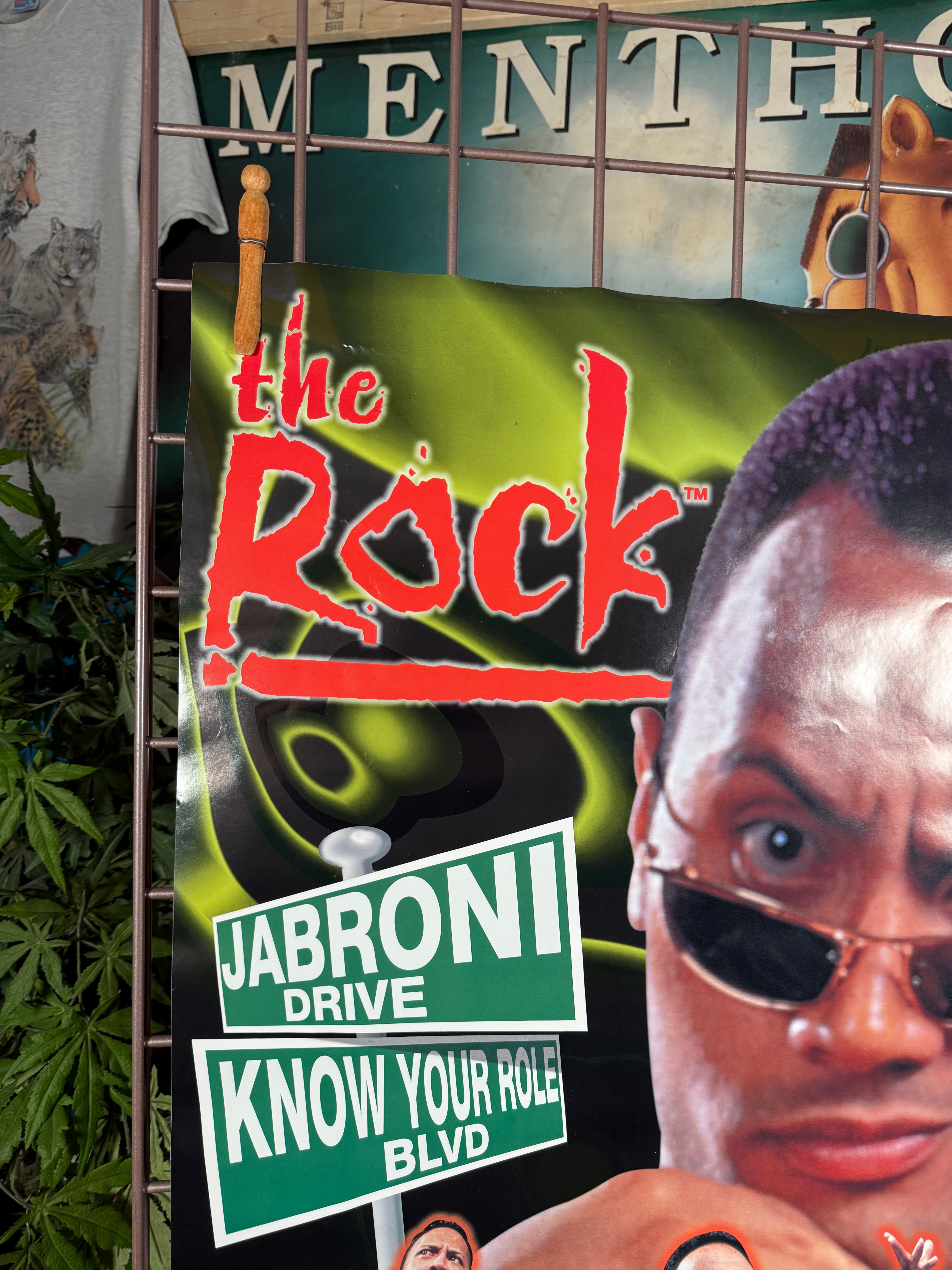Vintage 1999 The Rock WWF Poster (22x35inch)