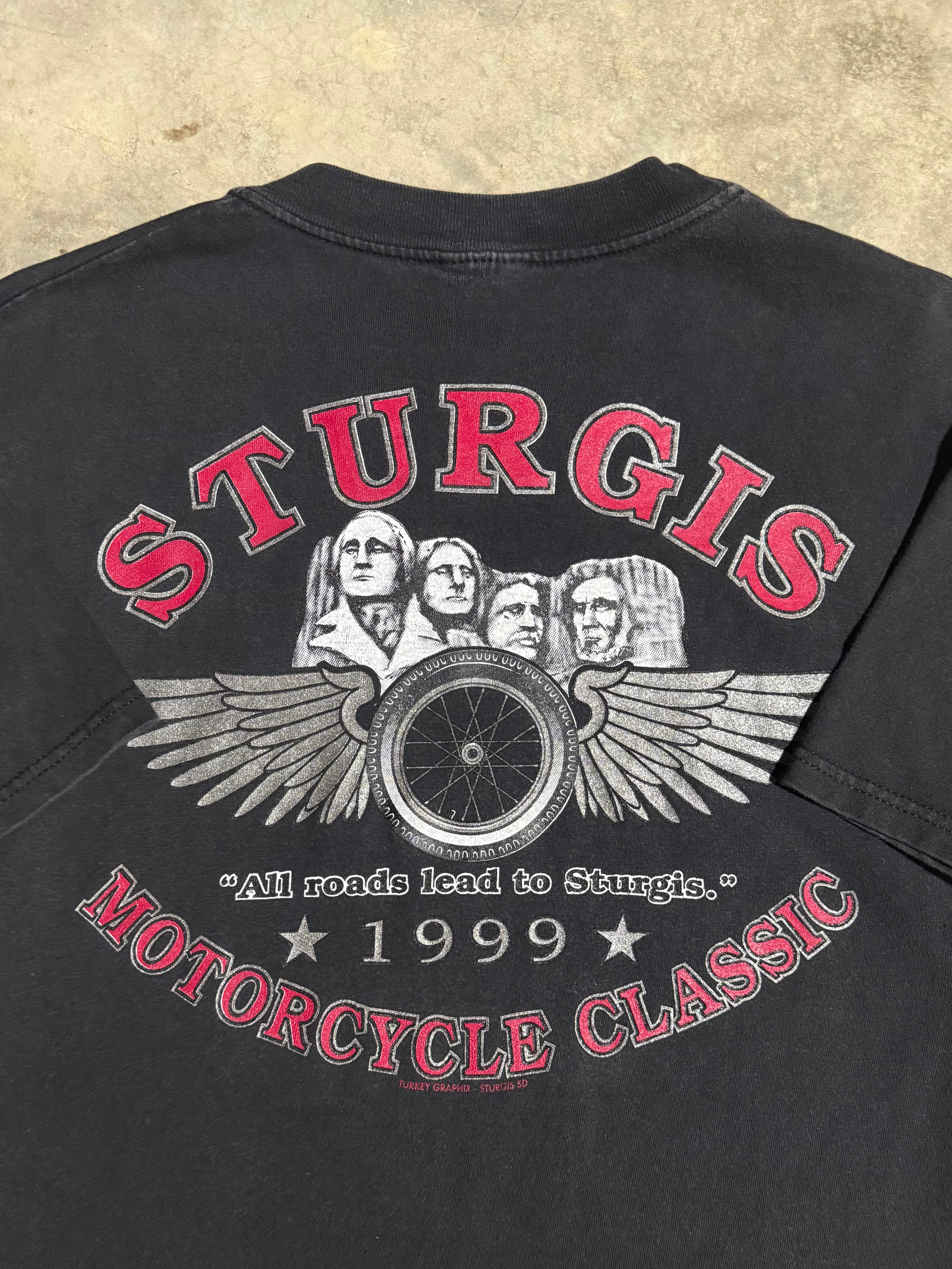 Vintage 1999 Sturgis Bike Rally T-Shirt (M)