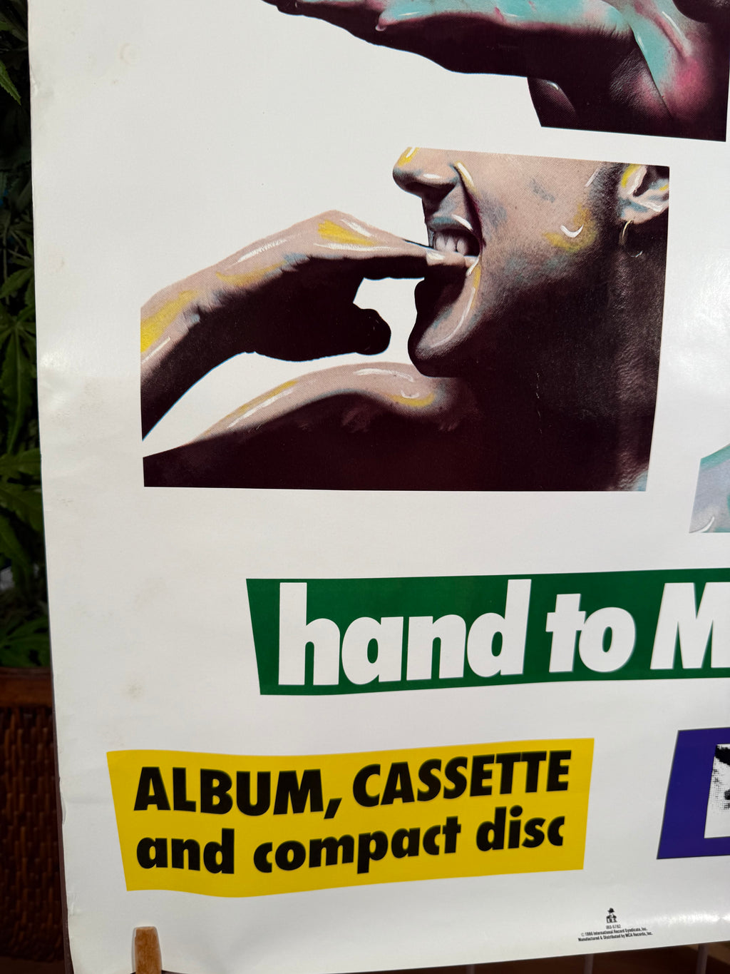 Vintage 1986 General Public Hand To Mouth Poster (2ftx3ft)